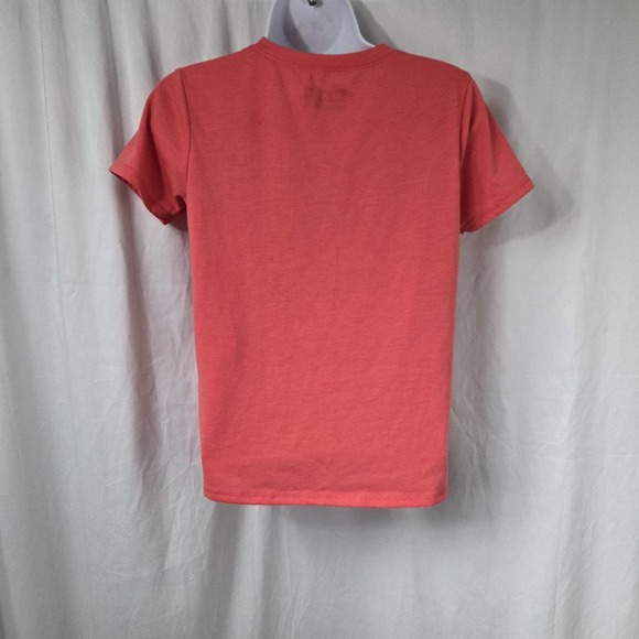 Eddie Bauer Shirt Kids Large 14/16 Pink Rainbow Graphic Short Sleeve Tee Top - Picture 5 of 11